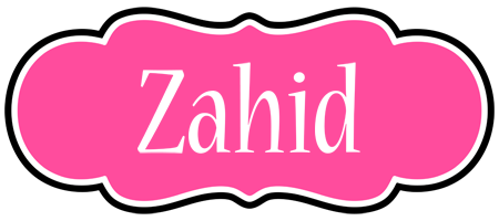 Zahid invitation logo