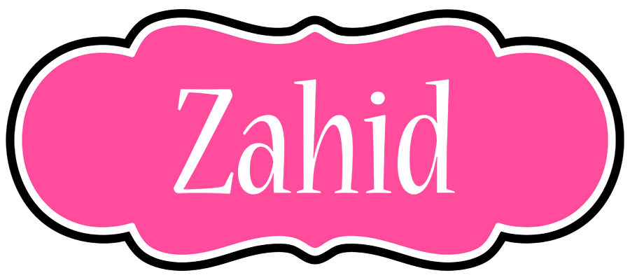 Zahid invitation logo