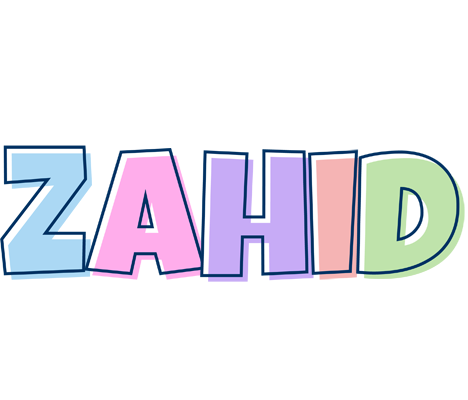 Zahid pastel logo