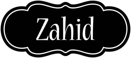 Zahid welcome logo