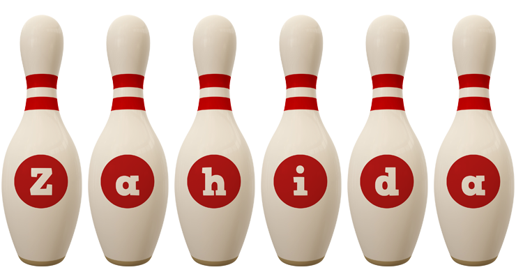 Zahida bowling-pin logo