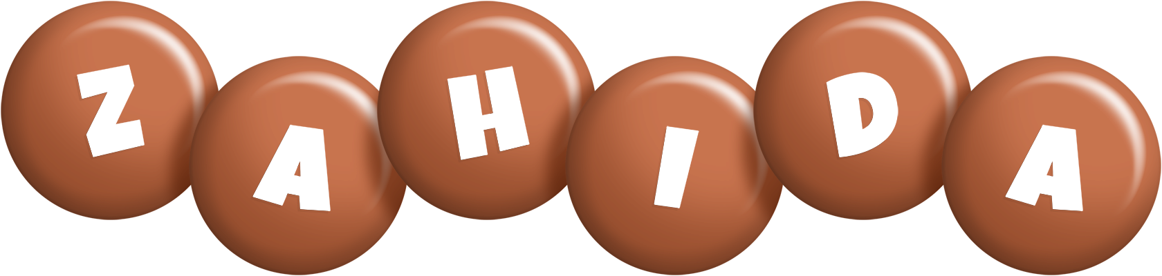 Zahida candy-brown logo