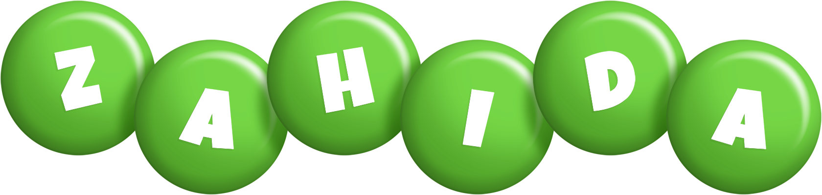 Zahida candy-green logo
