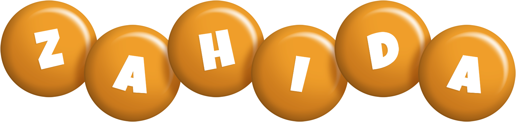 Zahida candy-orange logo