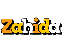 Zahida cartoon logo