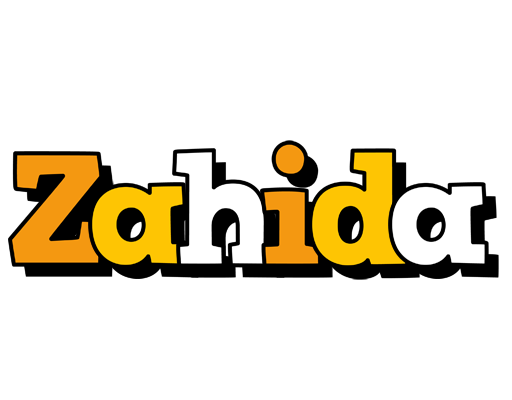 Zahida cartoon logo