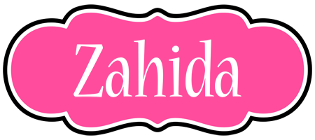 Zahida invitation logo