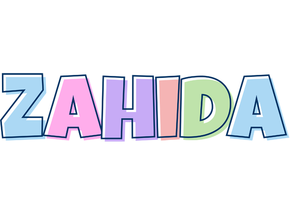 Zahida pastel logo