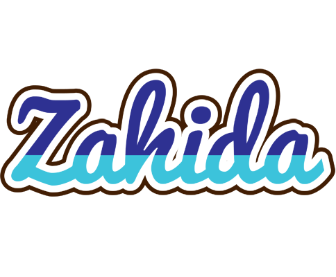 Zahida raining logo