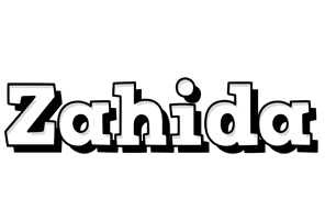 Zahida snowing logo