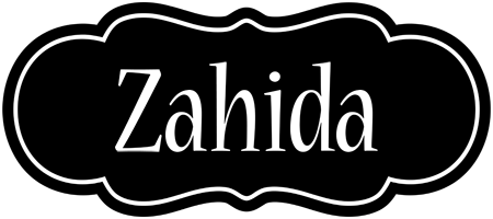 Zahida welcome logo