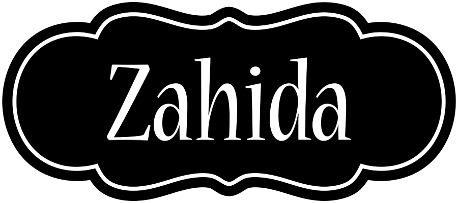 Zahida welcome logo