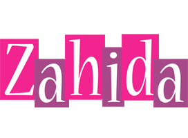 Zahida whine logo