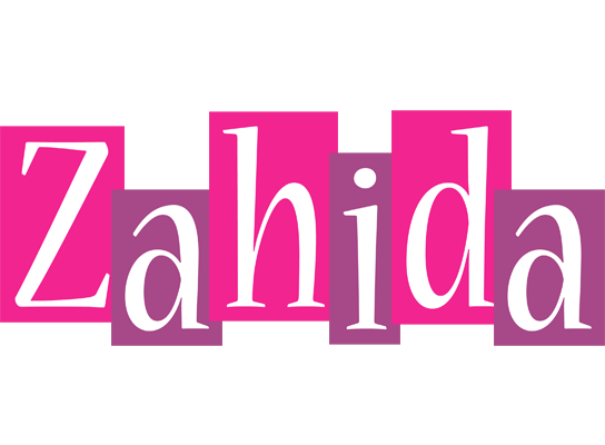 Zahida whine logo