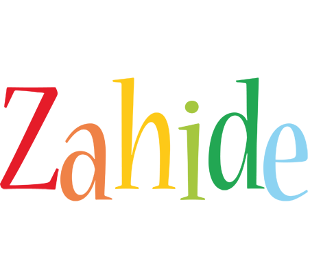 Zahide birthday logo