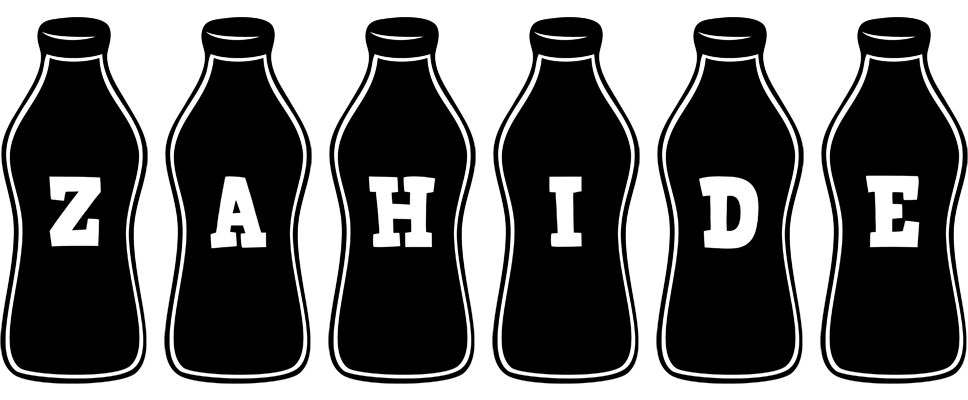 Zahide bottle logo