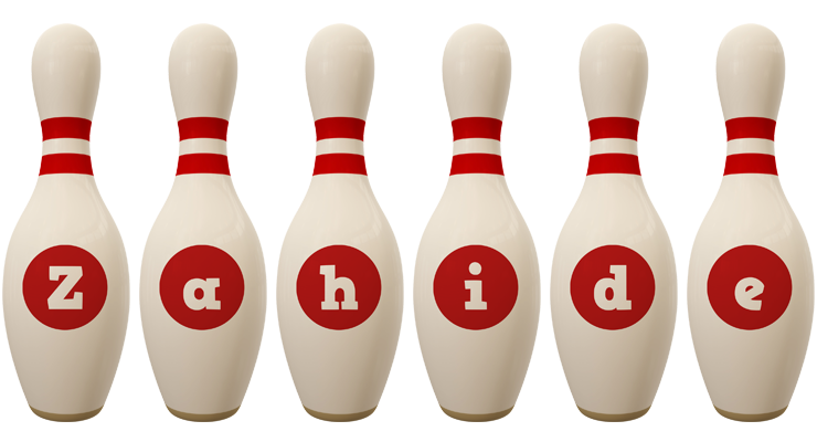 Zahide bowling-pin logo