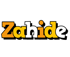 Zahide cartoon logo