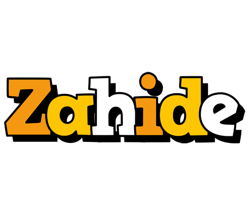 Zahide cartoon logo