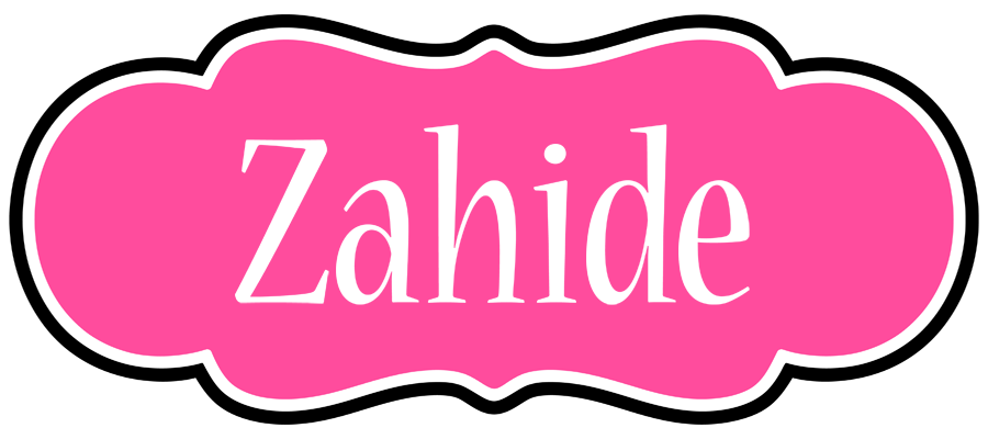 Zahide invitation logo
