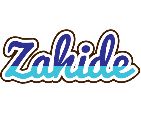 Zahide raining logo