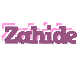 Zahide relaxing logo