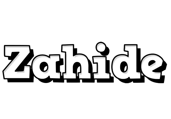 Zahide snowing logo