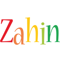 Zahin birthday logo