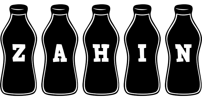 Zahin bottle logo