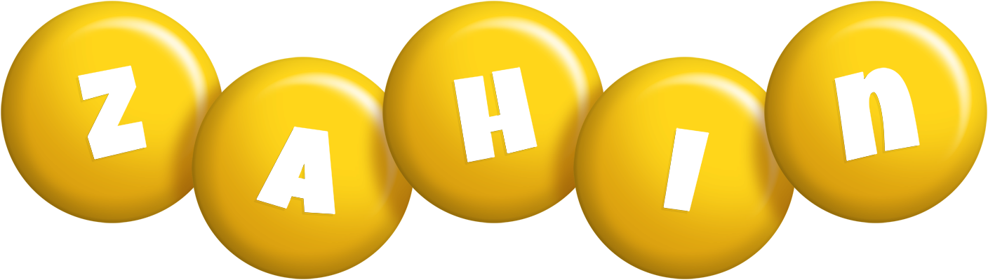 Zahin candy-yellow logo