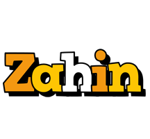 Zahin cartoon logo