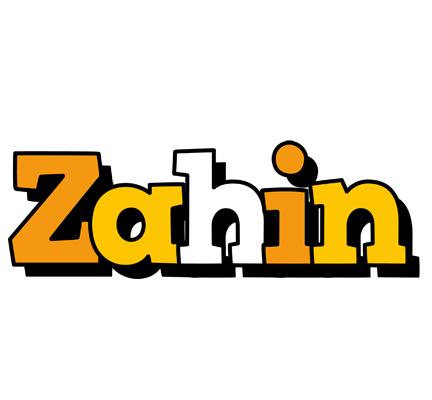 Zahin cartoon logo