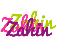 Zahin flowers logo