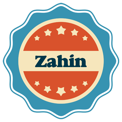 Zahin labels logo