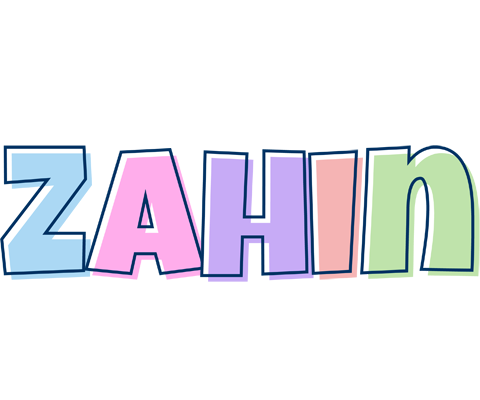 Zahin pastel logo
