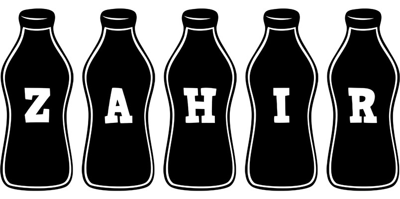 Zahir bottle logo