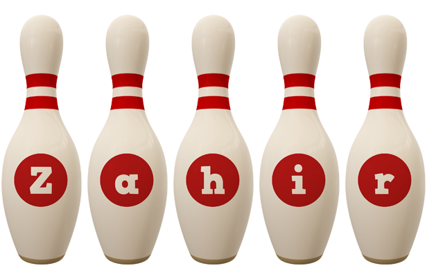 Zahir bowling-pin logo