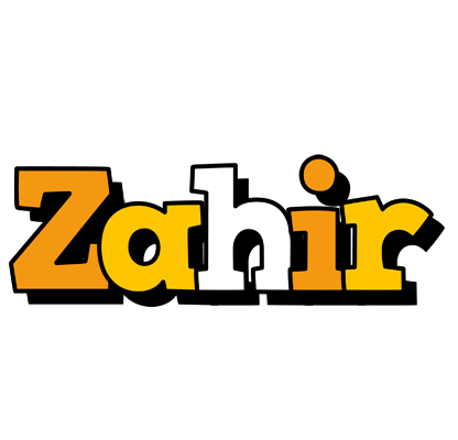Zahir cartoon logo