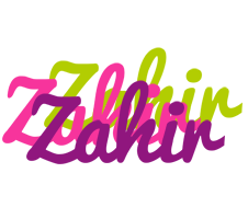 Zahir flowers logo