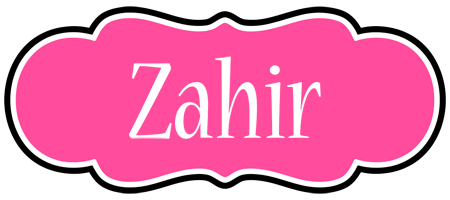 Zahir invitation logo