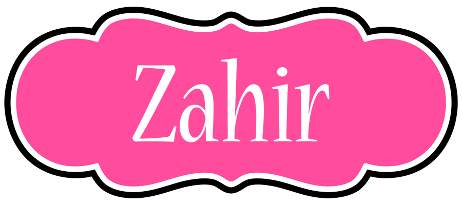 Zahir invitation logo