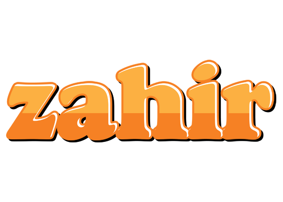 Zahir orange logo