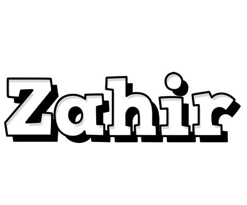 Zahir snowing logo