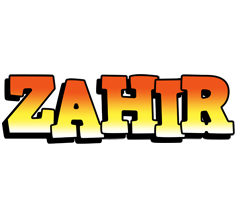 Zahir sunset logo