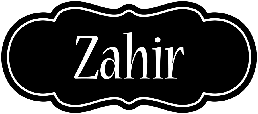 Zahir welcome logo