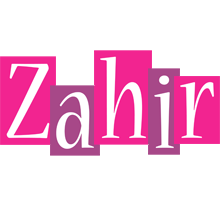 Zahir whine logo