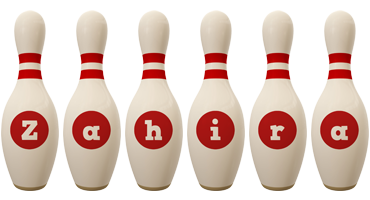 Zahira bowling-pin logo