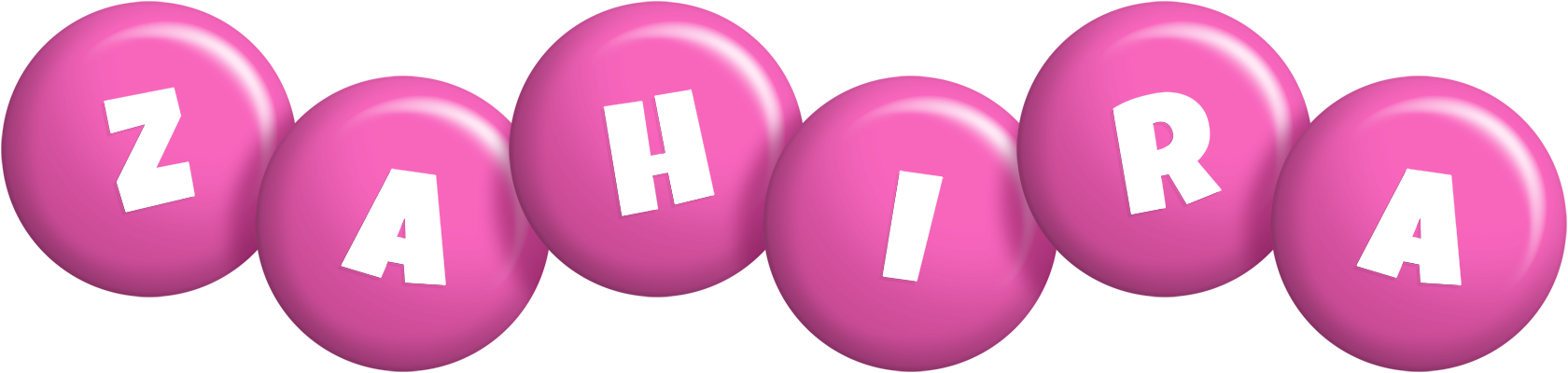 Zahira candy-pink logo