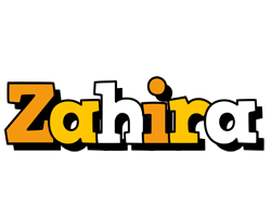 Zahira cartoon logo