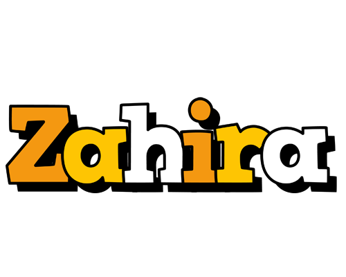 Zahira cartoon logo